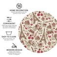 thumbnail image 4 of Disketp Paris Vintage Funny Coasters,6 Pcs Leather Coasters With Holder, Perfect Housewarming Hostess Gifts,Protect Furniture From Water Marks Scratch And Damage, 4 of 9