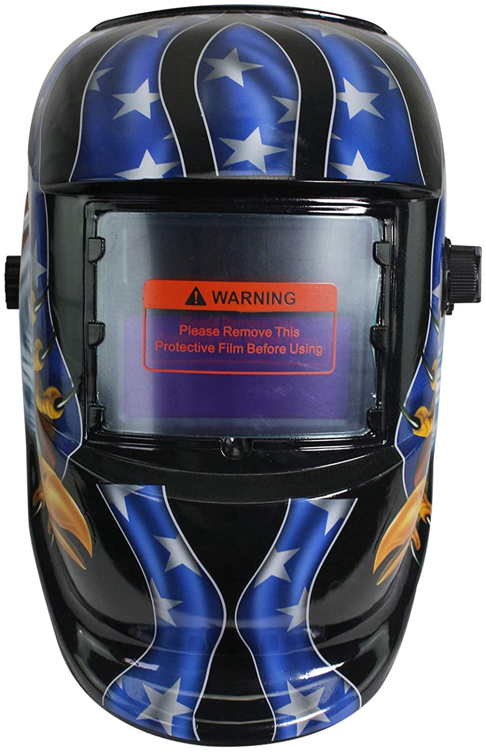 Solar Powered Welding Helmet Auto Darkening Hood with Adjustable Shade Range 4/9-13 for Mig Tig Arc Welder Mask