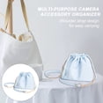 thumbnail image 3 of Kripyery Camera Storage Bag Large Capacity Waterproof Drawstring Stitching Design Portable Shoulder Photo Lens Bag, 3 of 8