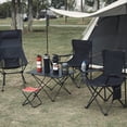 thumbnail image 5 of Sillas de camping portátiles Dameicentury Disfrute del aire libre con una silla plegable versátil, silla deportiva, silla de exterior y silla de césped, color negro, 5 of 5