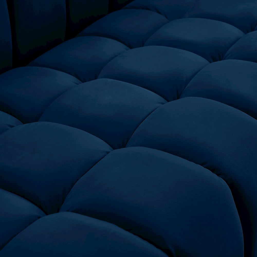 Meridian Furniture Gwen Navy Velvet Loveseat