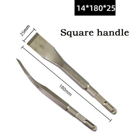 

1PC Chisel Bits Square/Round handle Shank for Electric Hammer 45# Carbon Steel
