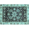 thumbnail image 1 of Ahgly Company Indoor Rectangle Abstract Light Blue Modern Area Rugs, 6' x 9', 1 of 4