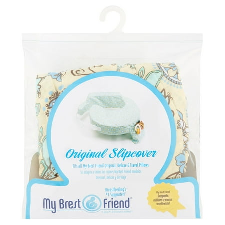 My Brest Friend Original Nursing Pillow, Slipcover (pillow not included), Buttercup Bliss, Yellow, (My Best Friend Pillow Reviews)