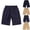 Dark Blue, variant on DJDLJWCJ Boys Athletic Shorts Elastic Waist Straight Leg Loose Fit Cargo Shorts for Outdoor Hiking Summer Shorts, Khaki 3 T