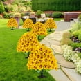 thumbnail image 4 of Artificial Butterfly Orchid, Staron 2026 Realistic Simulation Flower Ground Insertion, Plastic Decorative for Wedding Garden Outdoor Decor, Yellow, 4 of 6