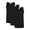 Black, variant on Mens Thermal Vest (Pack of 3)