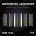 thumbnail image 2 of RAM CORSAIR Vengeance RGB DDR5 16 GB (1 x 16 GB) CL36 a 6000 MHz, 2 of 6