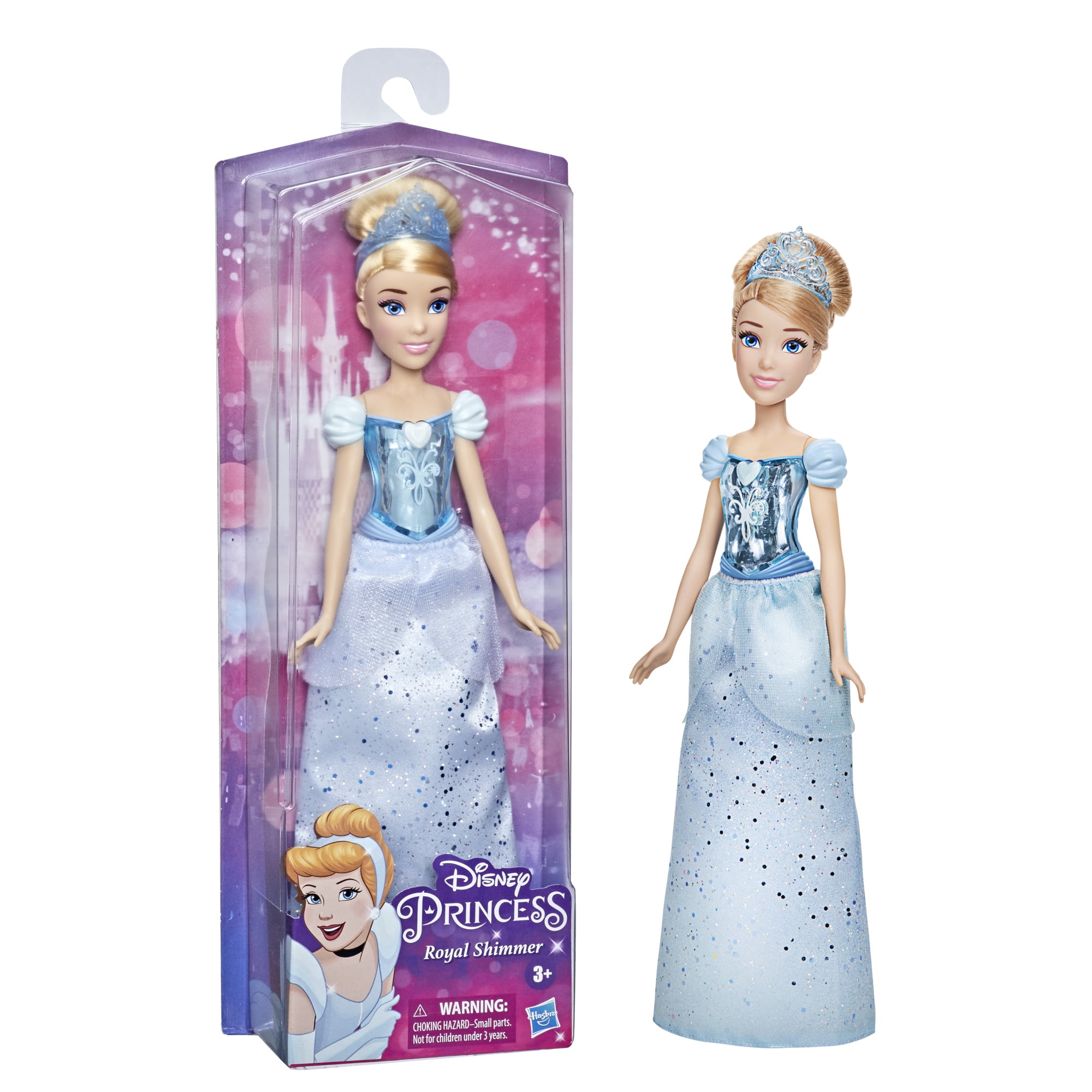 Disney Princess Royal Shimmer Cinderella Doll, with Skirt and Accessories