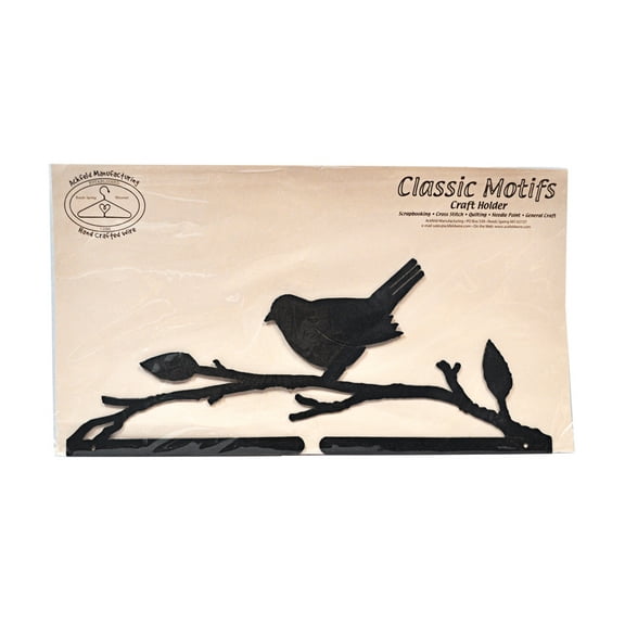 Classic Motifs Bird On Branch 14.5 Inch Split Bottom Craft Holder