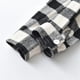 thumbnail image 4 of Gibobby Camisa&nbsp;Vaquera Chaqueta de camisa de franela para niños pequeños, chaqueta a cuadros de manga larga con solapa y botones, chaqueta con bolsillos para bebés y niñas, ab(Negro, 2-3 Años), 4 of 5