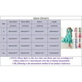 thumbnail image 3 of Daznico Robes Élégantes pour Femmes, Bordure Plateforme et Nouveau Col d'Été Jupe Imprimée Manches Bouffantes Robe, Robes pour Femmes Cache Ventre, 3 of 8