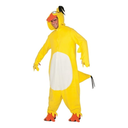Adult Chuck Angry Birds Cozy Jumpsuit Costume