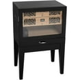 thumbnail image 2 of Humidor Supreme Balthazar II End Table Humidor (Black Oak), 2 of 5