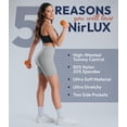 thumbnail image 4 of Nirlux Womens Biker Shorts With Pockets-Yoga Shorts For Women Regular & Plus Size For Gym & Yoga Size 6, 6" Inseam, Ultimate Grey, 4 of 6
