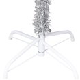 thumbnail image 3 of vidaXL Artificial Pre-lit Christmas Tree with Ball Set Silver 210 cm PET, 3 of 5