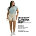 thumbnail image 3 of Lee® Women Plus Legendary Mid Rise Carpenter Short, 3 of 11