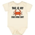 thumbnail image 3 of Inktastic This is My Crab Eating Shirt Boys or Girls Baby Bodysuit, 3 of 5