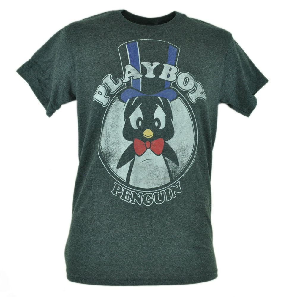 Looney Tunes - Playboy Penguin 1920s Style Logo Graphic Cartoon Tshirt Tee Small - Walmart.com