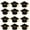 Black*10, variant on Graduation Advice Cards for The Graduate 2026, Degree Cap Graduation Greeting Cards, Grad Advice and Wish Cards Box for Congrats Grad, Class of 2026 Graduation Party Decorations Supplies, 1Pcs