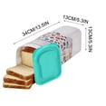 thumbnail image 2 of Bread Storage Container with Tray, Fresh Bread Storage Container, Clear Bread Saver, Plastic Bread Box,Suitable for storing toast and various types of Bread, 2 of 6