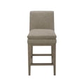 thumbnail image 2 of Bowery Hill 26"H Modern Fabric Counter Stool in Wordsworth Cocoa/Gray, 2 of 7