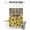 SunflowerXF0704, variant on No Hook Shower Curtain with Built-in Rings - Farmhouse Sunflower Washable Waterproof Fabric Bathroom Curtains for Hotel,Rentals, 72X 96 Inch Extra Long , Live Love Lough Inspirational Quotes