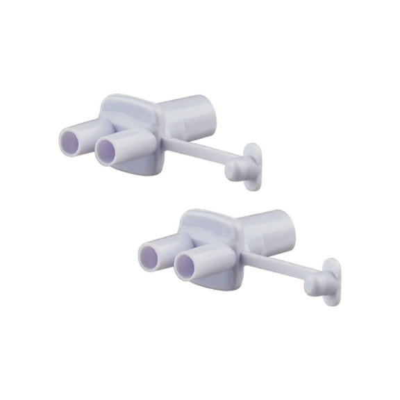 Maymom Tubing Parts Compatible with Ameda Purely Yours, Mya Joy (but not Mya or Mya Pro) Breast Pumps; (2 T-connectors, aka Tubing Adapters)