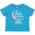 thumbnail image 3 of Inktastic Diabetes Awareness Brave and Strong Boys or Girls Baby T-Shirt, 3 of 5