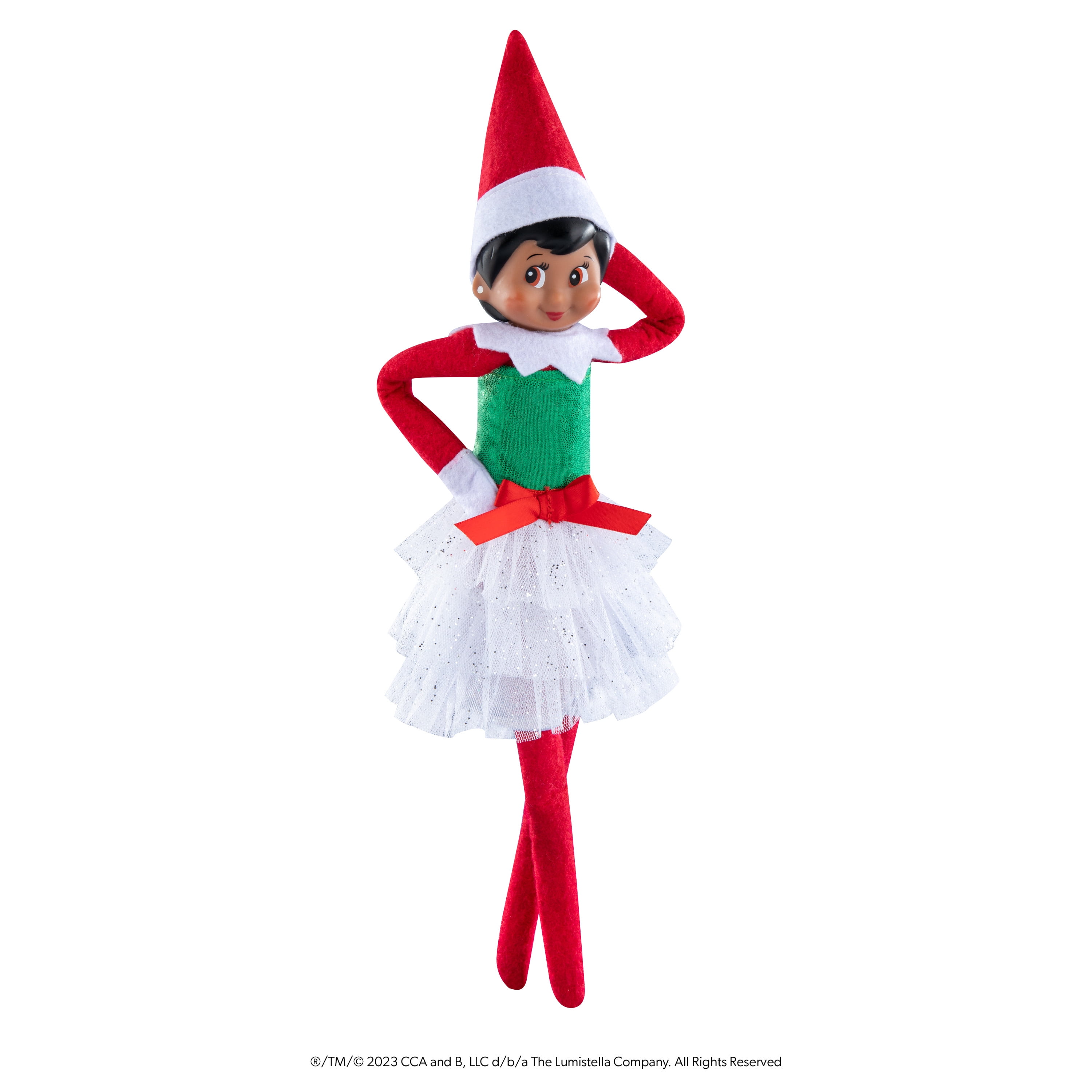 The Elf on the Shelf Merry Mistletoe Dress for Scout Elves - Walmart.com