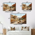 thumbnail image 4 of Designart "Endless Journey Through the Canyon" Landscapes Metal Wall Decor Set, 4 of 5