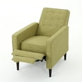 thumbnail image 2 of Noble House Melvin Mid Century Modern Fabric Recliner, Green, 2 of 5