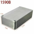 thumbnail image 1 of Effect Aluminum Box Metal Electric Case Instrument Silver Enclosure Project Box, 1 of 9