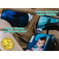 thumbnail image 3 of kinder Fluff Car Window Shades (4Pack)-The Only Certified Car Window Sun Shade for Baby Proven to Block 99.95% UVR - Mom's Choice Gold Award - car window shades for side windows - Standard, 3 of 10