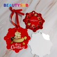 thumbnail image 4 of BEAUTYSUB LS-CO005 blanco brillante de una cara HD de 1,15mm, adornos navideños personalizados por sublimación de alta definición, decorativos, 4 of 4