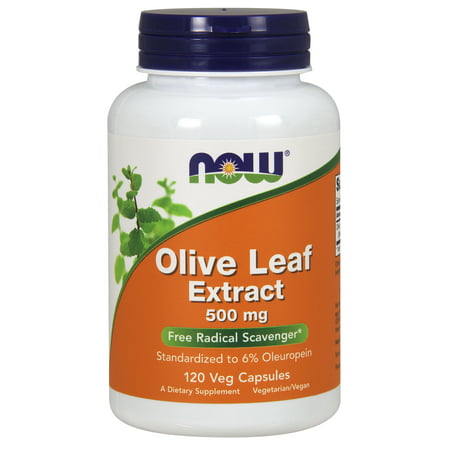 NOW Supplements, Olive Leaf Extract 500 mg, 120 Veg