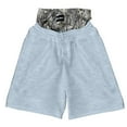 thumbnail image 4 of Men's Shorts Breathable Embroidered Design Print Summer Casual Shorts Straight Grey L, 4 of 4