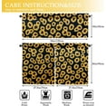 thumbnail image 2 of Sunflower Kitchen Curtains and Valances Set - 3 Piece Kitchen Curtains 36 Inch Length Sets with Valance for Windows Rod Pocket Sunflower Kitchen Decor Decorations, 2 of 5