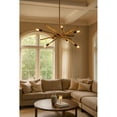 thumbnail image 3 of 4765HB Hinkley Lighting Archer - 6 Light Medium Chandelier in Transitional-Modern-Scandinavian Style - 26 Inches Wide by 26 Inches High-Heritage Brass, 3 of 7