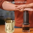thumbnail image 2 of MasteelfCA Milk Froth Cup Espresso Steaming Cup Stainless Steel Milk Cup Milk Frothing Pitcher Coffee Cup, 2 of 8
