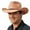 Beige, variant on Product Cowboy Hat - Adult Western Ethnic Style Fedora for Party - Everyday Wear and Seasonal Ready, Black