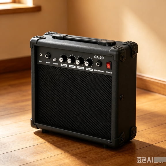 EDOEMSE 20w Electric Guitar Amplifier in Black Audio Equipment with Amplifier for Practice and Performance