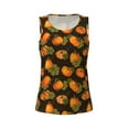 thumbnail image 6 of Sigee Orange Pumpkin for Women's Workout Tank Top,Running Tank Tops,Sleeveless Gym ClothesSmall, 6 of 8