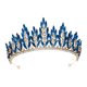 thumbnail image 1 of Tiara de Boda, Nupcial, Diadema Elegante, Pinza para El Pelo, Diadema de Corona a La Moda, Diadema para Graduación, Cumpleaños, Deshierbe para Estilo A, 1 of 7
