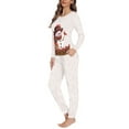 thumbnail image 2 of FOR U DESIGNS Christmas Snowman Pjs Sets for Women Long Pants and Tops 2PCS Size 4XL Xmas Cardinal Womens Pajamas Lounge Set Long Sleeve Pj sets Round Neck Tops, 2 of 6