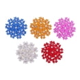 thumbnail image 2 of 5x Fabricación de joyas Adornos de flores Adornos de cristal de espalda plana Artesanía de bricolaje, 2 of 8