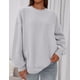 thumbnail image 4 of Sudadera PRETTYGARDEN Gris Medio Oversize Cuello Redondo, 4 of 6