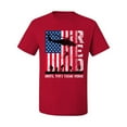 thumbnail image 2 of Wild Bobby RED Remember Everyone Deployed Until They Come Home USA Military Men Tee, 2 of 6