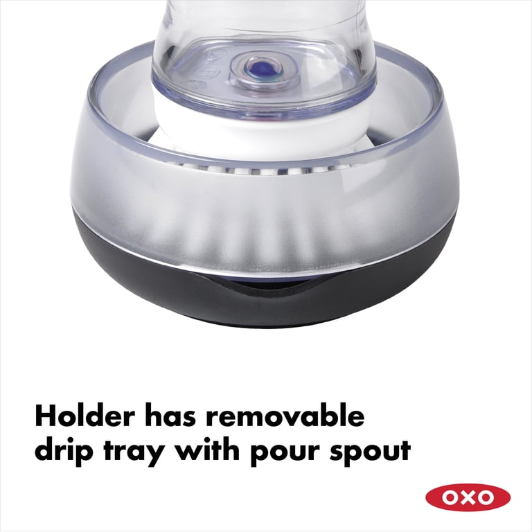 OXO Soap Dispensing Palm Brush with Storage Set photo 3
