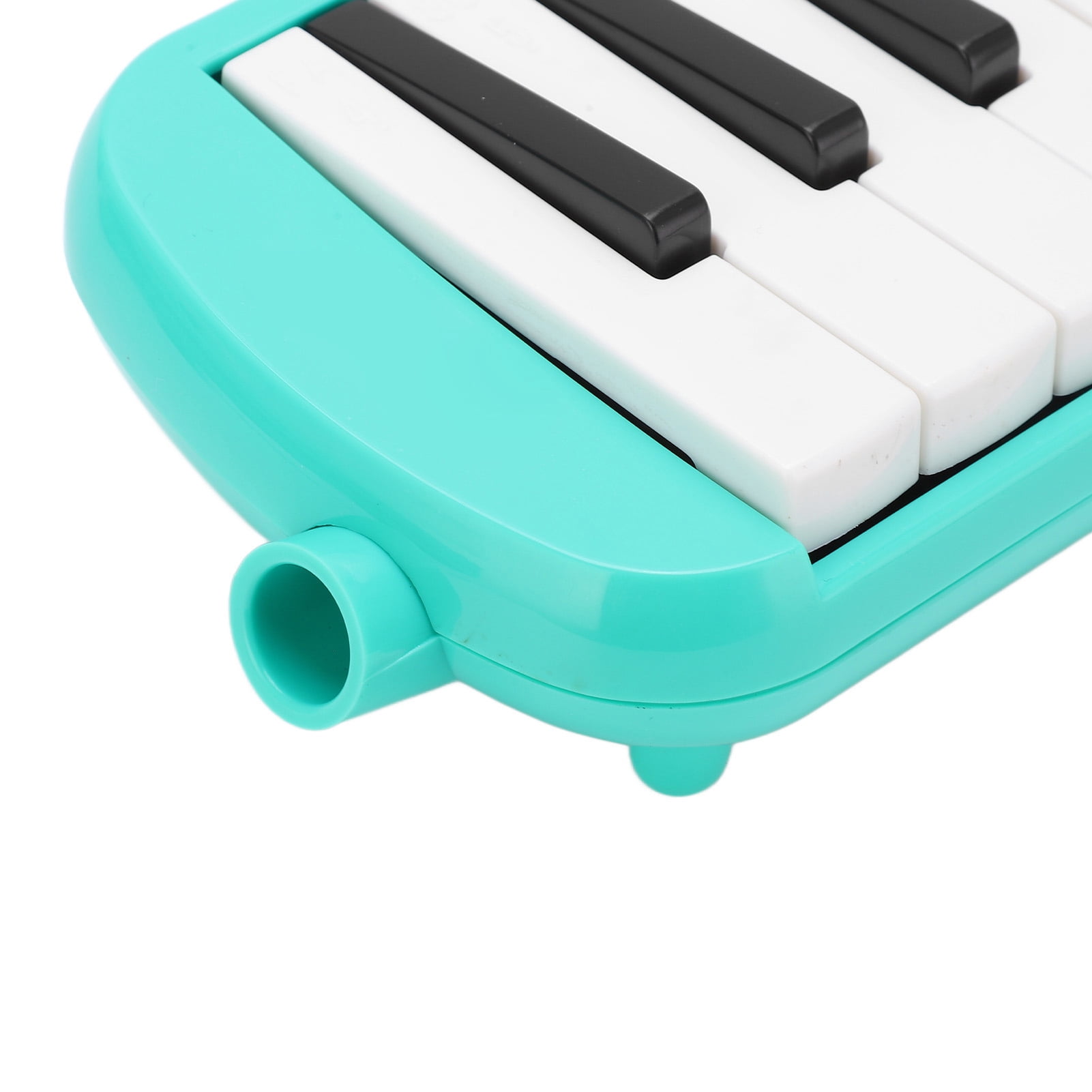 Melodica Instrument, 32 Key Professional Mouth Air Piano Keyboard Musical Instrument with Short Mouthpiece and Carrying Bag Green[Green]